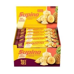Barra de Frutas Supino Zero Abacaxi Caixa com 20un de 24g