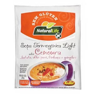 Sopa Termogênica Light Cenoura Sem Glúten Caixa com 12 un de 20g