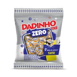 Bala Dadinho Zero Açúcar 90g