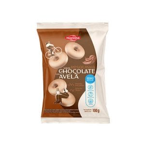 Rosquinha Zero Açúcar Chocolate com Avelã 100g