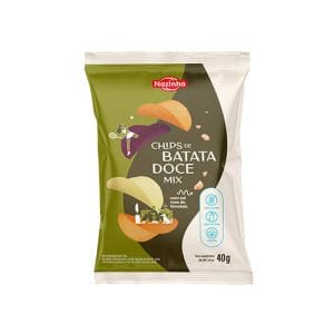 Chips de Batata Doce Mix com Sal Rosa do Himalaia 40g