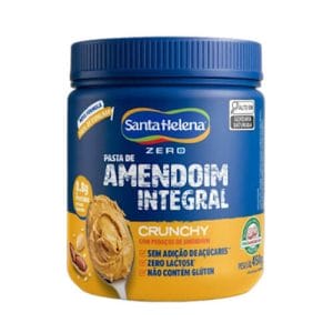Pasta de Amendoim Integral Crunchy Sem Açúcar 450g