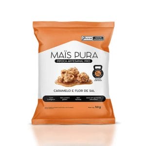 Pipoca Artesanal Caramelo e Flor de Sal PRO 50g