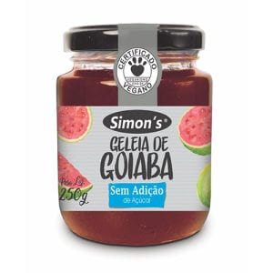 Geleia de Goiaba Sem Açúcar Vegana 250g