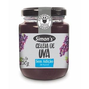 Geleia de Uva Sem Açúcar Vegana 250g