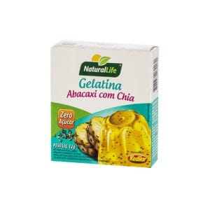 Gelatina Abacaxi com Chia Sem Açúcar 12g