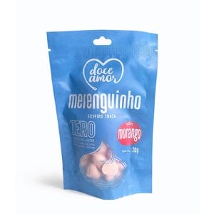 Merenguinho Morango Sachê Zero Açúcar 20g